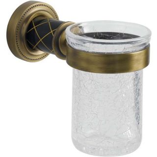 Стакан для зубных щёток Boheme Murano 10904-B-BR бронза/чёрный